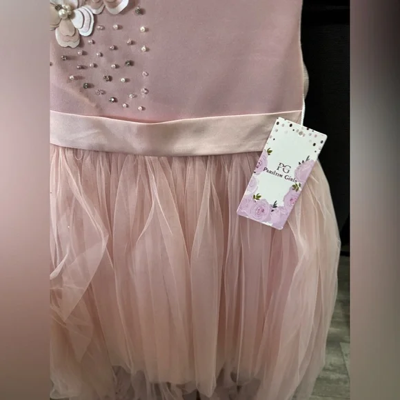 FINAL SALE✨
PINK GIRLS Elegant Pink Kids Dress - Picture 10 of 10
